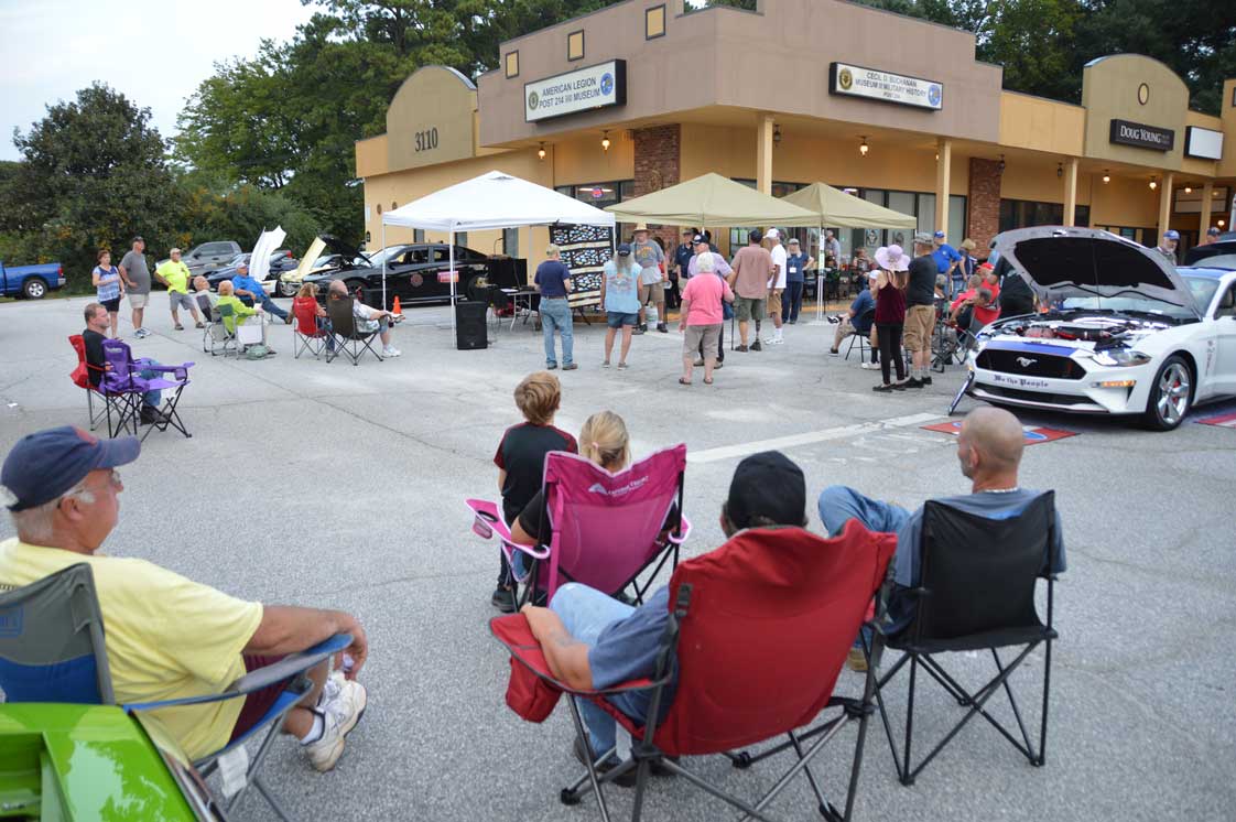 Guest speaker for Post 214 car show drawing.