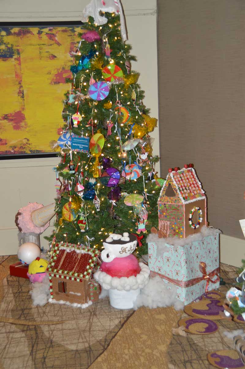 Christmas Tree graciously decorated by Sterling Charles Townes Center School. Christmas Tree graciously decorated by Sterling Charles Townes Center School.