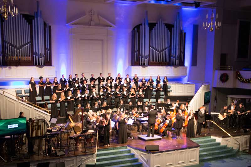 North Greenville University’s Cline School of Music to present “Light in the Darkness: The Ancient Story of Christmas” at First Presbyterian Church in downtown Greenville on Dec. 5.