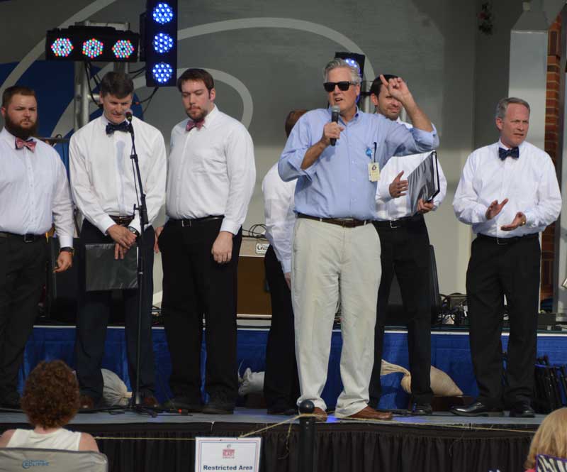 Major Rick Danner, Mayor of Greer since 1999 welcomed vistors to the annual Freedom Blast.