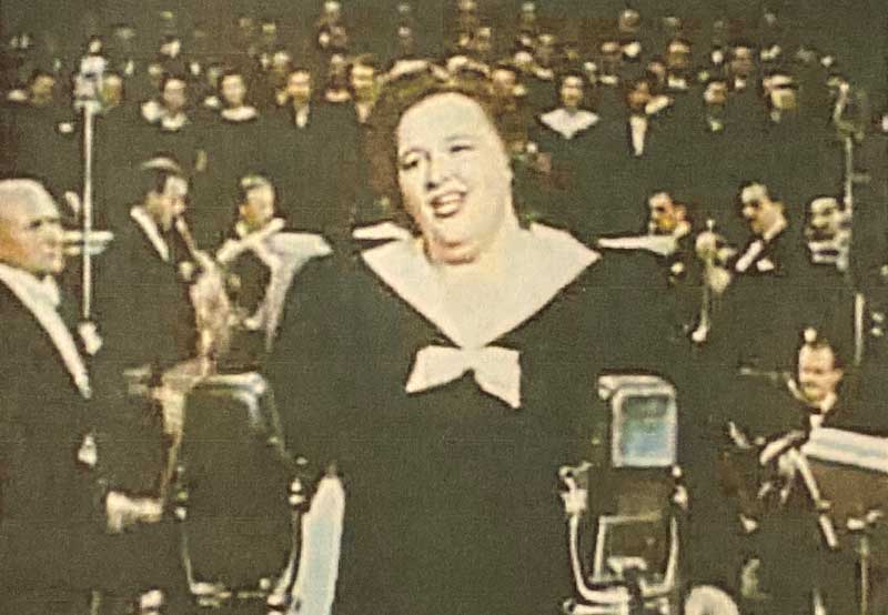 The great Kate Smith sang 