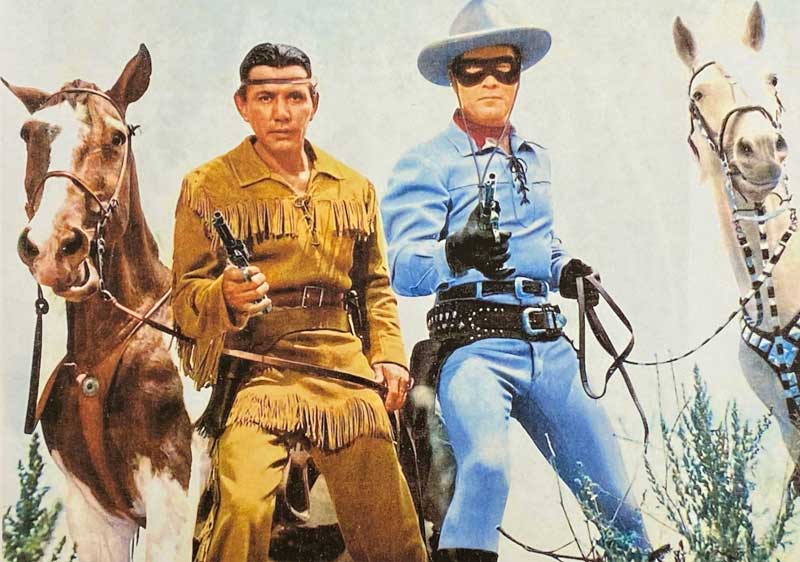 Jay Silverheels (Tonto) and Clayton Moore (The Lone Ranger) - Two American Hereos of 