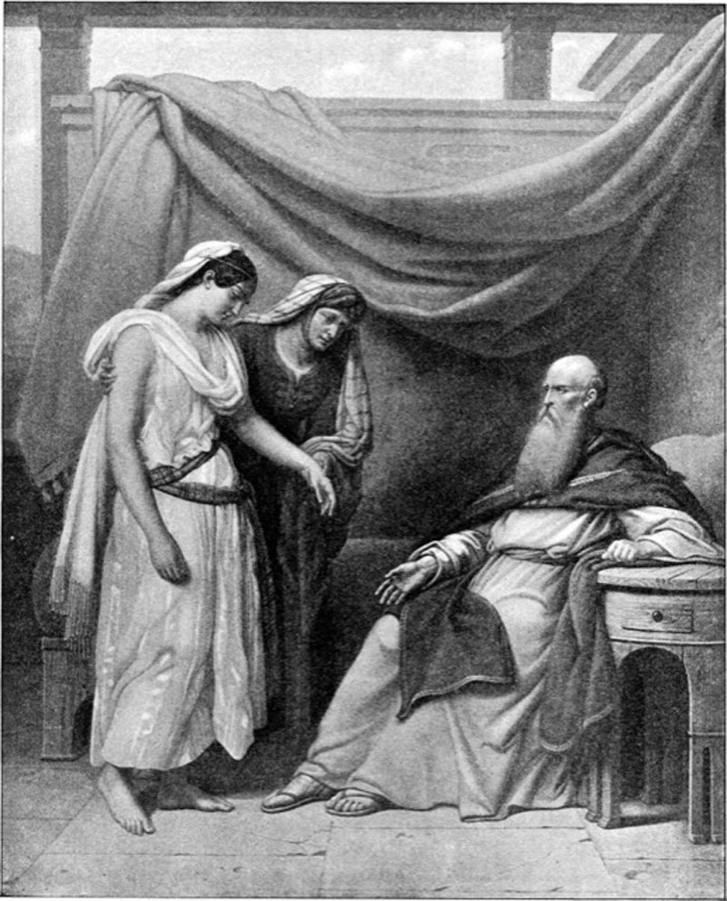 Abraham, Sarah, and Egyptian slave Hagar