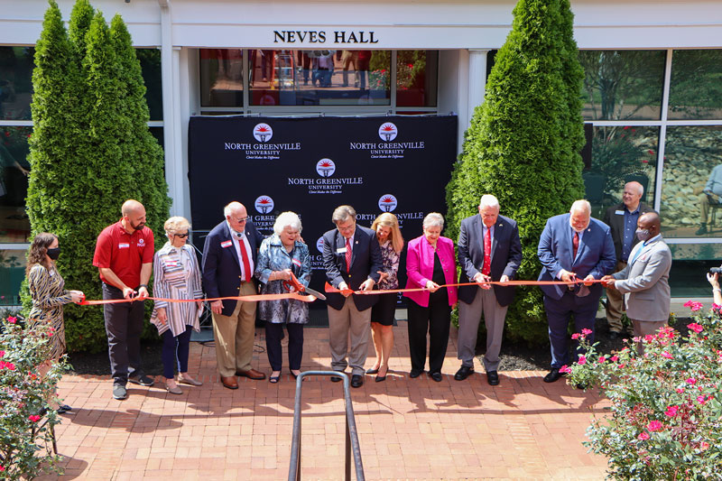 Individuals were cleared to demask for ribbon cutting. Individuals were cleared to demask for ribbon cutting.