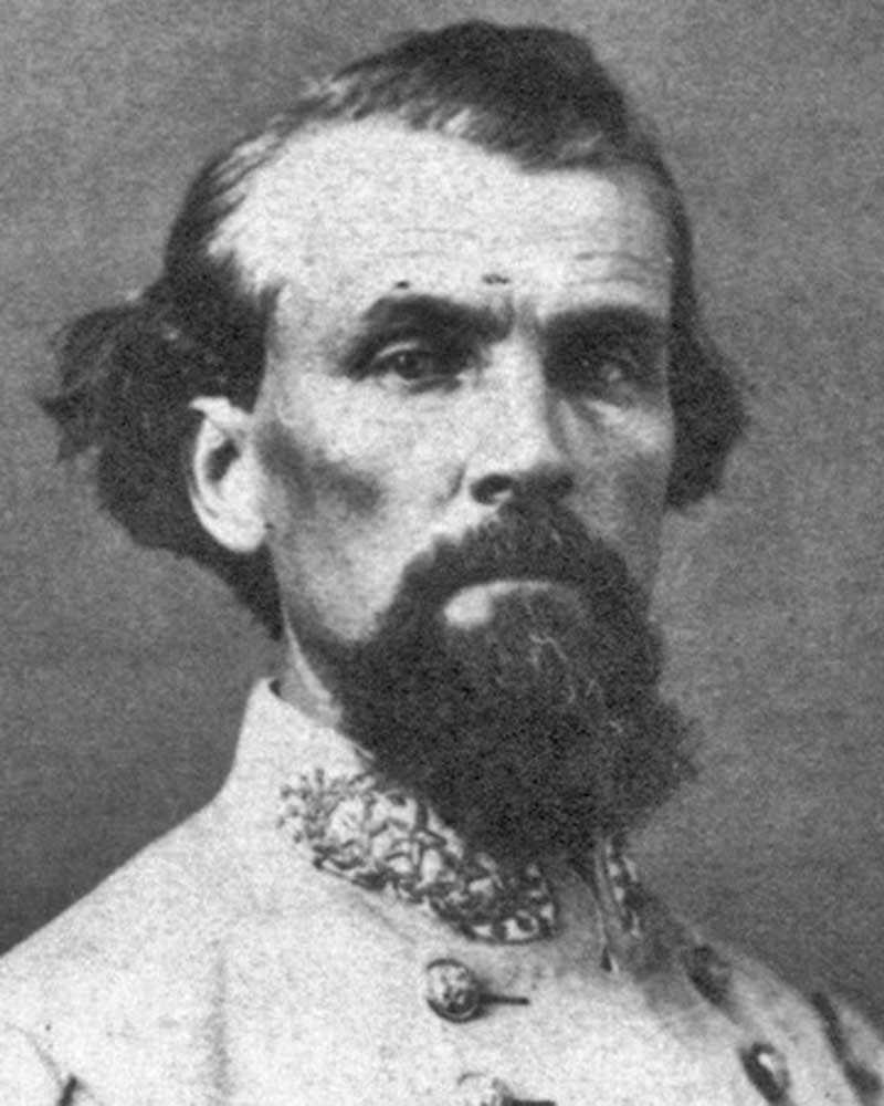 Nathan Bedford Forrest, Confederate Cavalry general most feared by Union generals. 