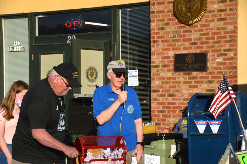 Post 214 Commander Jack Dorn thanks all who come out to the Post Car Show. Post 214 Commander Jack Dorn thanks all who come out to the Post Car Show.