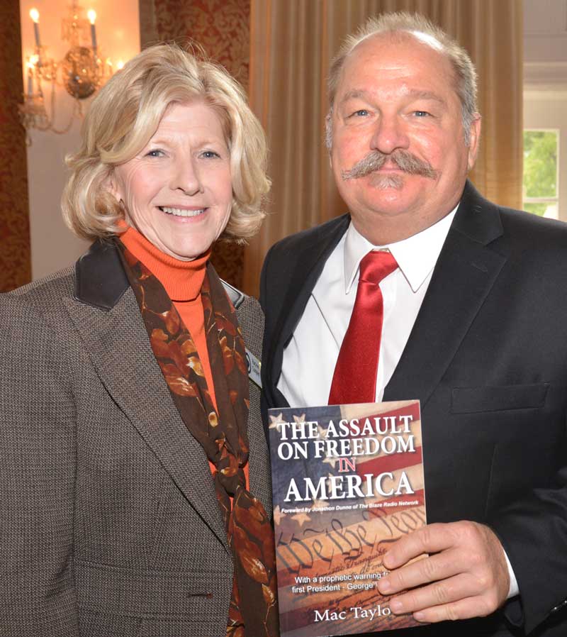 GCRWC Program Director Racine Cooper with Mac Taylor.