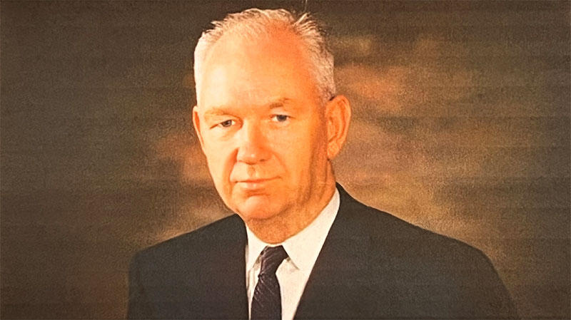 Robert W Welch, Jr. (1899-1988). Founder of the John Birch Society in 1958.
