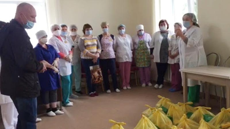 RUSSIAN CHRISTIANS SPUR 'LOVE IN ACTION:' Supported by Slavic Gospel Association (SGA, www.sga.org), evangelical Christians in Russia and the former Soviet Union have distributed groceries to provide more than 1.5 million free meals and a message of God's love to families facing hunger -- including frontline medical workers caring for COVID-19 patients.
