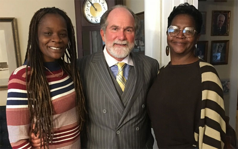 Tikeeta Wallace, at left, is serving as Ben Carper's Community Liaison in District 23. Candice Atwood, at right, is Carper's Campaign Manager. She is the founder of Gratifying Opportunity Development which is a grassroot organziataion that addresses the homeless due to gentrification and social barriers.