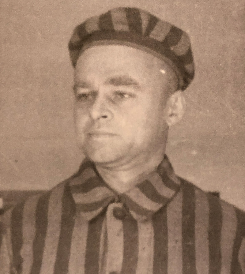 Witold Pilecki (Alias Tomasz Sfrafinski) in Avschwitz Death Camp - CA. 1940-41