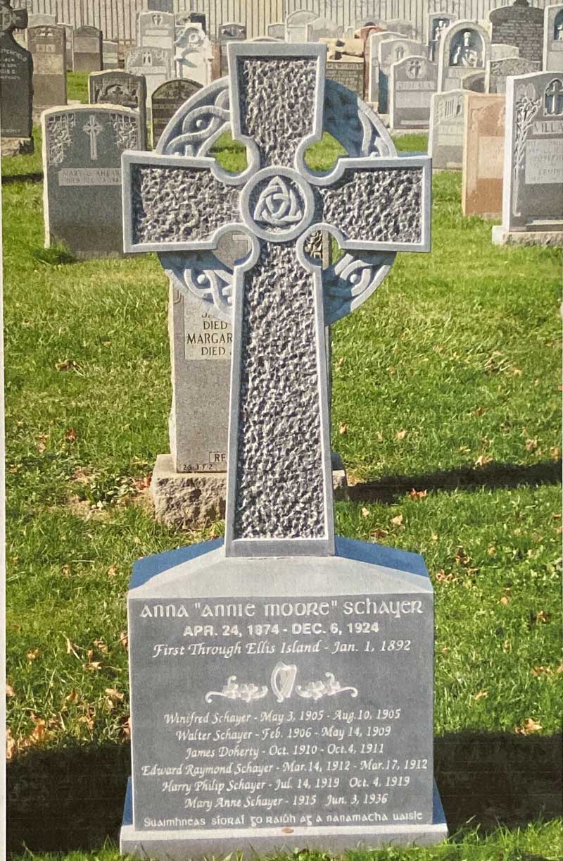 Annie Moore Schayer's Grave, Queens, NY