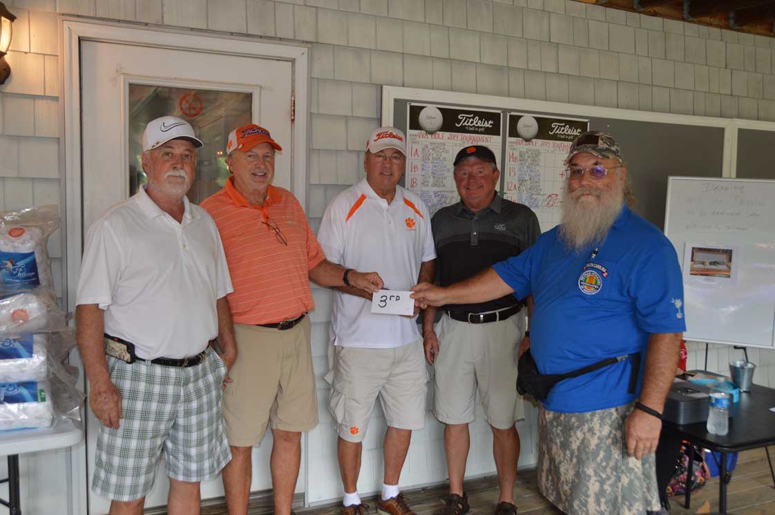 Third Place Winners Johnny Chandler, Brantly Gasque, Ronnie Lackey and Tim Bovender.